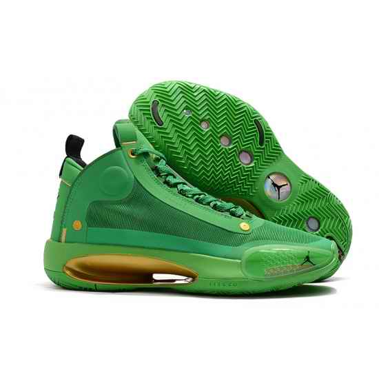 Air Jordan XXXIV Men Basketball Sneakers Green